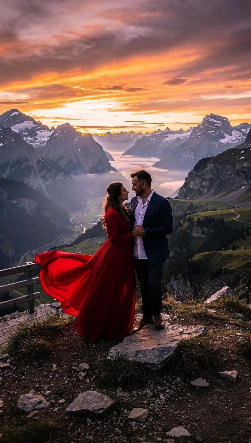 Eine gemütliche Leseecke mit einem offenen Buch über romantische Abenteuer, umgeben von Kerzenlicht und einer Tasse heißem Tee.