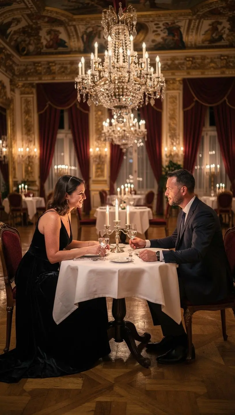 Eine Landschaft mit sanften Hügeln und einer malerischen Stadt im Hintergrund, die die Kulisse für eine Liebesgeschichte bildet.